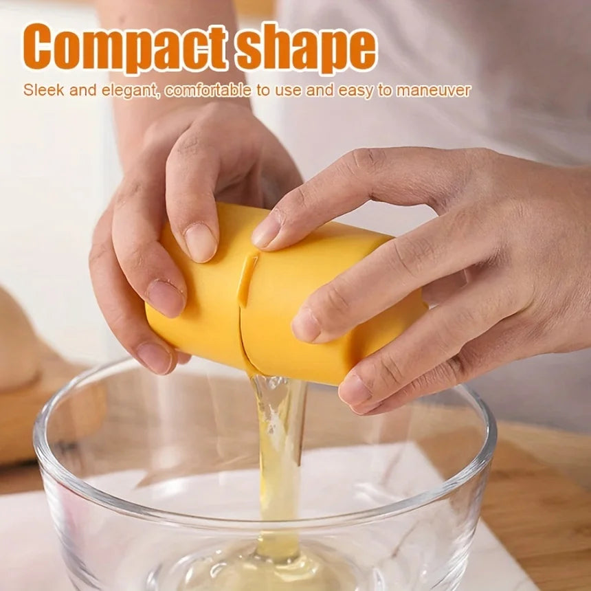 3pcs/1pc Stainless Steel Eggshell Separator - Quick Peel & Yolk Splitter, Durable Kitchen Baking Essential with Easy-Grip