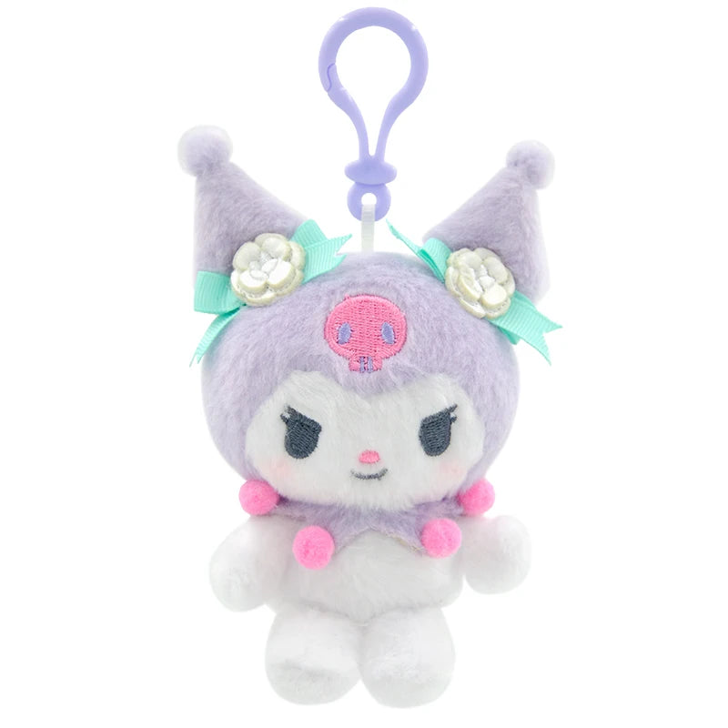 Genuine Sanrio Piano Plush Toy Hello Kitty My Melody Kuromi Cinnamoroll Cartoon Student Backpack Pendant Decoration Girl Gift
