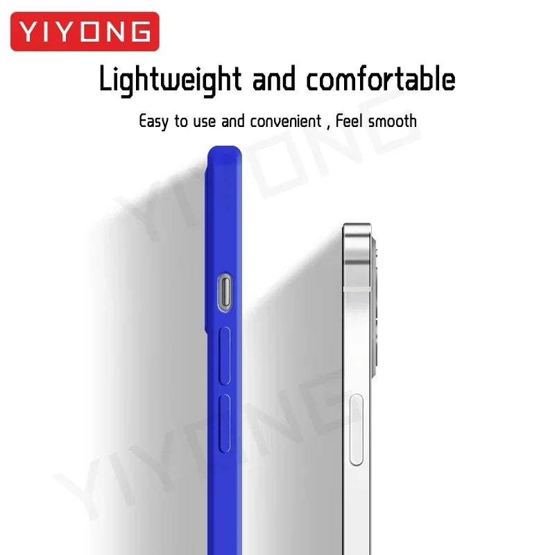 S23 Case YIYONG Silky Liquid Silicone Soft Cover For Samsung Galaxy S23 Plus S22 S24 S25 Ultra S22+ S23+ S24+ S25+ Phone Cases