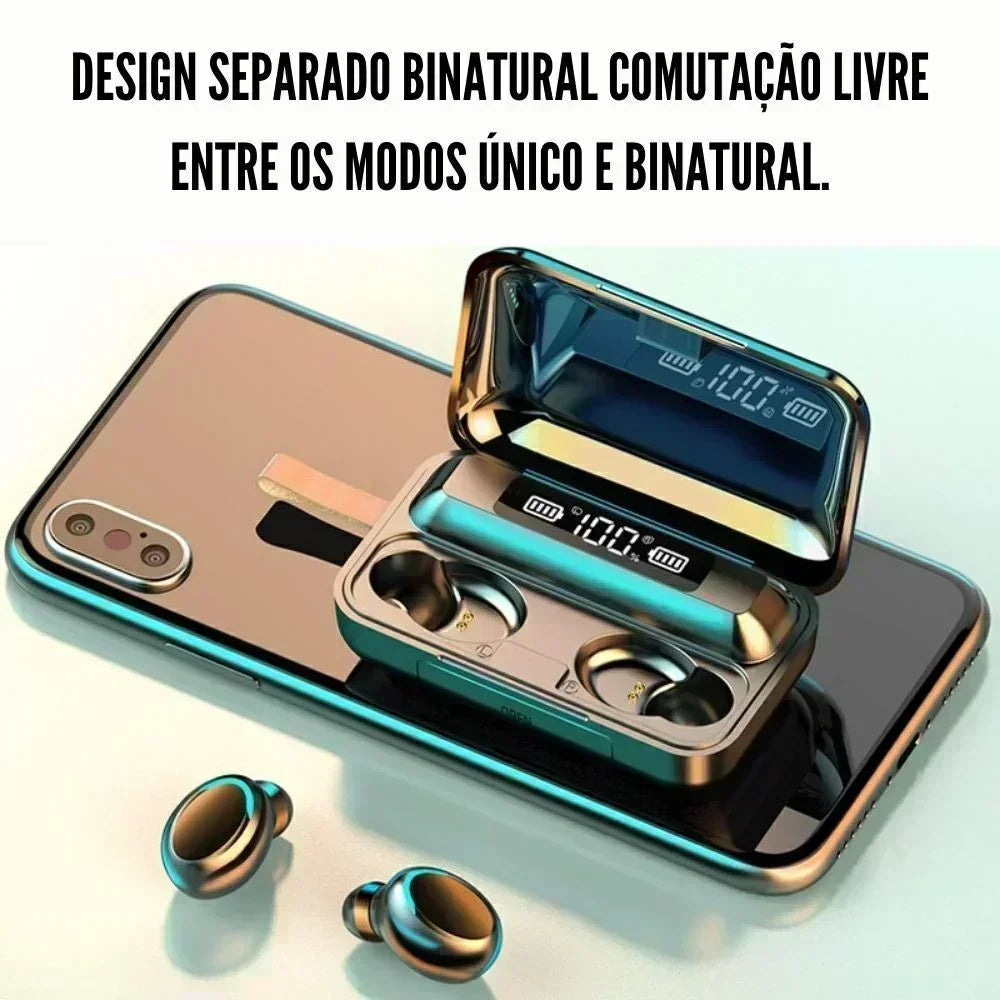 Wireless Earphones LED Dislpaly Binaural TWS Wireless Bluetooth Headset Noise Reduction Bluetooth Headphones