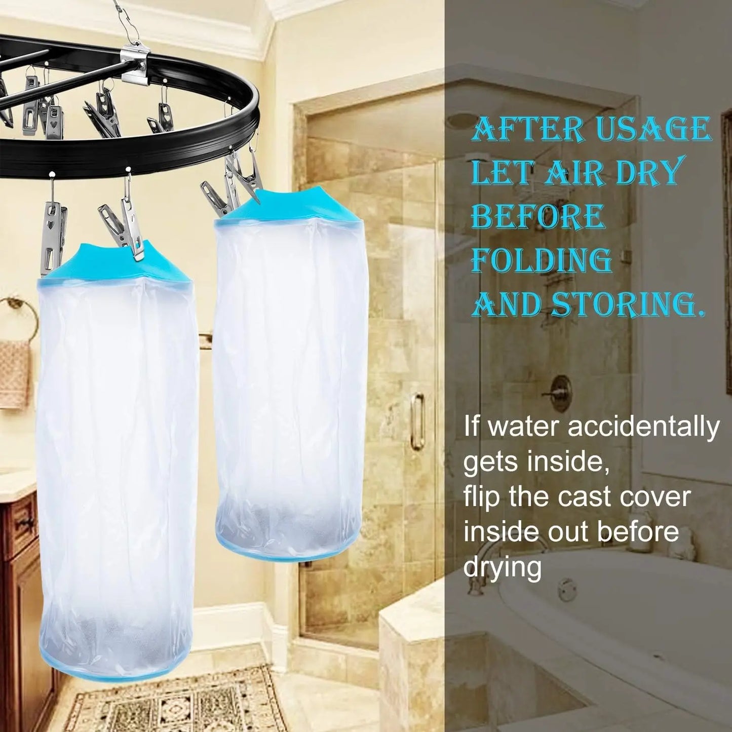 The Picc line shower cover is suitable for the upper arm, has waterproof function, and can be reused at the elbow wound.