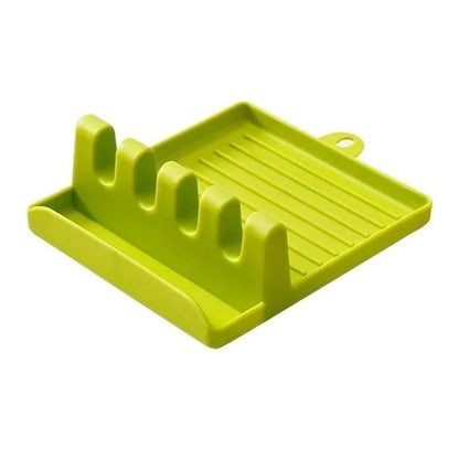 Non-Slip Kitchen Spoon & Spatula Holder – Countertop Rest