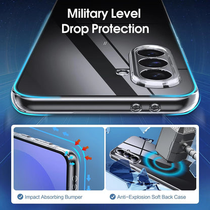 Transparent Ultra Thin Soft Silicone Case For Samsung Galaxy A56 A36 A26 A16 A06 4G 5G Clear Slim Cover A 56 36 26 16 06 Shell