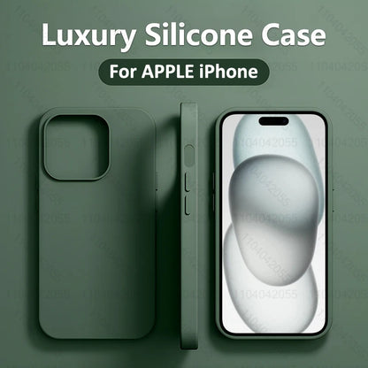 Liquid Silicone iPhone Case — Slim Anti-Scratch Cover