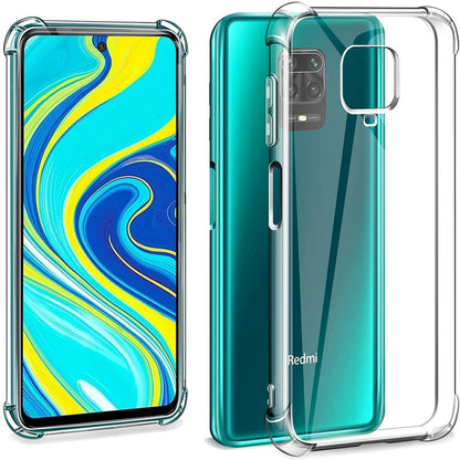 Airbag Thick Shockproof TPU Clear Case For Xiaomi Redmi Note 9 9s Note9 Pro Silicone Transparent Soft Cover Cases