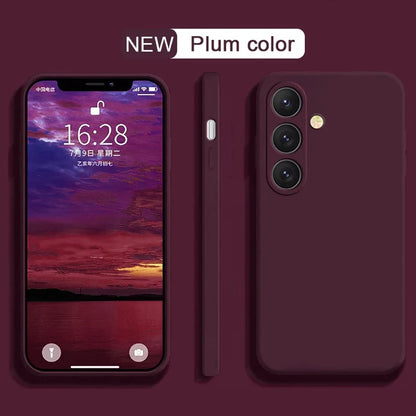 Phone Case Galaxy S25 S24 S23 Ultra Case Soft Liquid Silicone Samsung Galaxy S25 S24 S23 S22 Ultra Plus S23Ultra S24Ultra Cases
