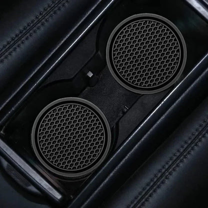 New Car Cup Holder Anti-Slip Silicone Insert Coaster Mat Universal Car Accessories Black Fit For Most Cars