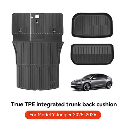 YZ For Tesla Model 3 Y Highland Juniper 2021-2026 all-in-one TPE Trunk mat Luggage mat Four Seasons Waterproof Non-slip