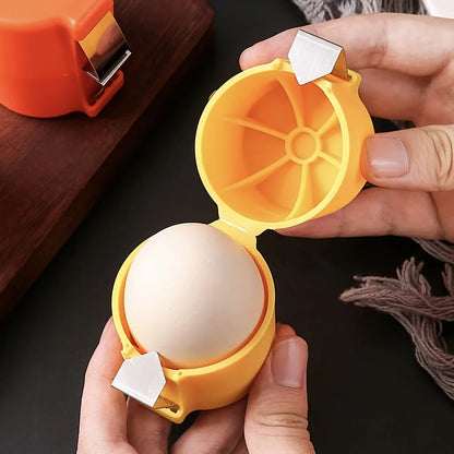 3pcs/1pc Stainless Steel Eggshell Separator - Quick Peel & Yolk Splitter, Durable Kitchen Baking Essential with Easy-Grip