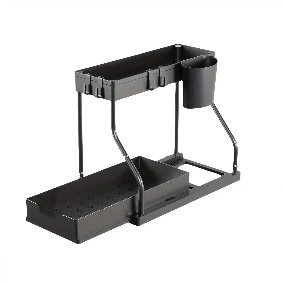 1/2PCS Under Sink Organizers And Storage, Large Capacity Heavy Load Pull-Out Under Sink Shelves With Sliding Drawer For Kitchen And Bathroom,Halloween Gifts