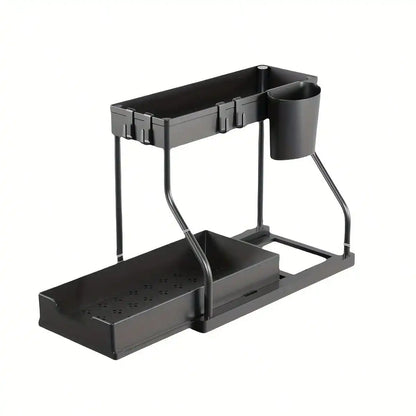 1/2PCS Under Sink Organizers And Storage, Large Capacity Heavy Load Pull-Out Under Sink Shelves With Sliding Drawer For Kitchen And Bathroom,Halloween Gifts