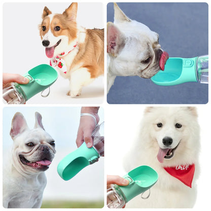Portable Dog Water Bottle with Leakproof Drinking Bowl