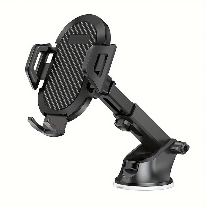 Car Phone Holder 360°Rotating Phone Navigation Stand Retractable Suction Cup Phone Holder Dashboard Desktop Phone Holder