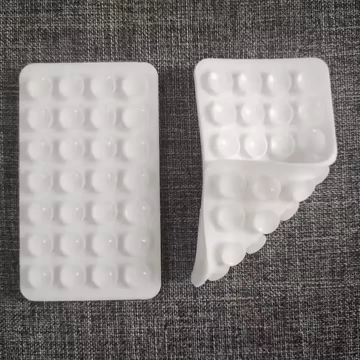 Double-Sided Silicone Suction Cup Phone Holder 28 Pads Universal Stand for Tablet & Charger