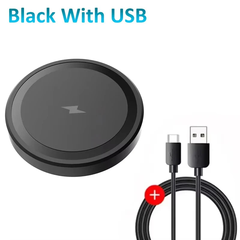 15W Magnetic Wireless Charger Phone Pad For Magsafe iPhone 17 16 15 14 13 12 Pro Max Airpods 4 Pro Magnet Fast Charging Station