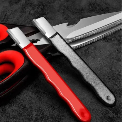 Professional Tungsten Diamond Ceramic Knife Scissors Sharpener for All Blades Kitchen Garden Shears Sharpening Tool