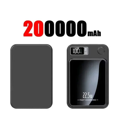 Lenovo Magnetic Wireless Power Bank 500000mAh PD22.5W Large Capacity Fast Charging External Battery For iphone Samsung Xiaomi