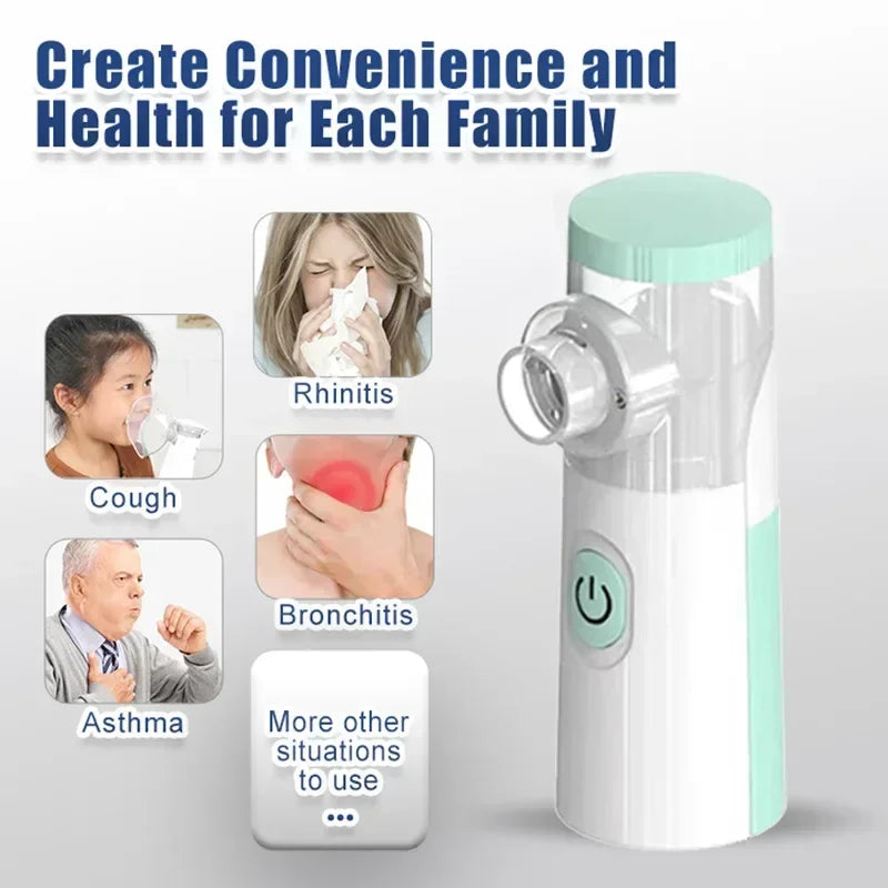 Mini Revitalize Facial Steamer and Humidifier 2-in-1 Nano Ion Mist for Skin Moisturizing Tool Air Moisturizing with Water Tank