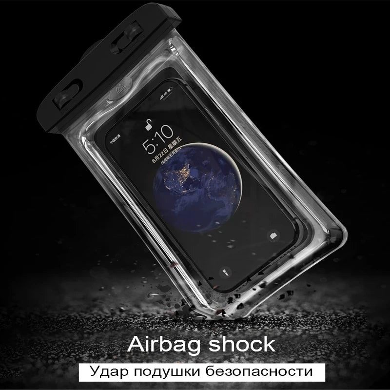 IPX8 Universal Waterproof Phone Cases For iPhone 15 14 13 12 11 Pro Max Water Proof Bag Swim Cover For Samsung S23 S22 S21 Ultra