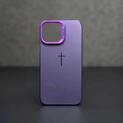 P-Psalm 465: The Cross-S Phone Case iPhone 17/16/15/14/13/12/11 Pro Max Luxury Silver TPU Ultra-Thin Shock-Resistant Case