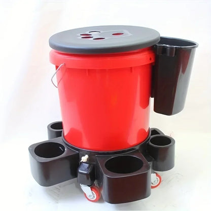 Universal Bucket Organizer Car Storage Kits External Hanging Detailing Tools Brushes Mitt Fast Easy Updated Style Cleaning Kits