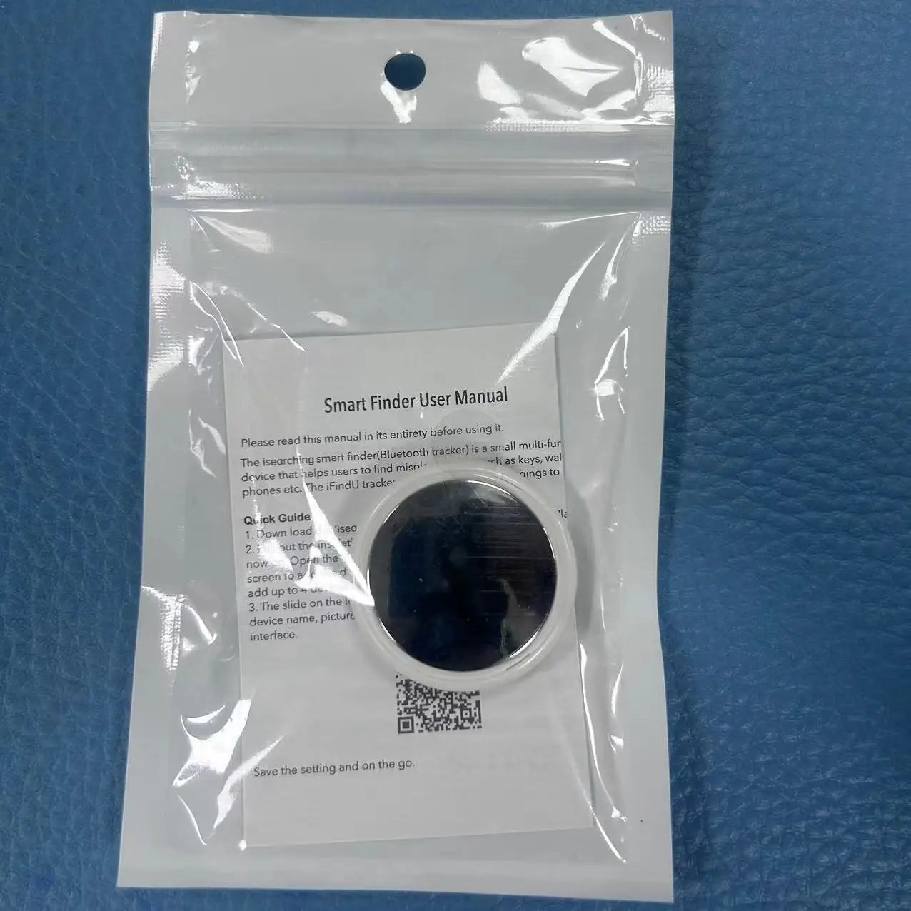 Dual OS Bluetooth Anti-Lost Tracker, Compatible with iOS Find My & Android, Sound Alarm Locator for Keys Phones & Personal Items