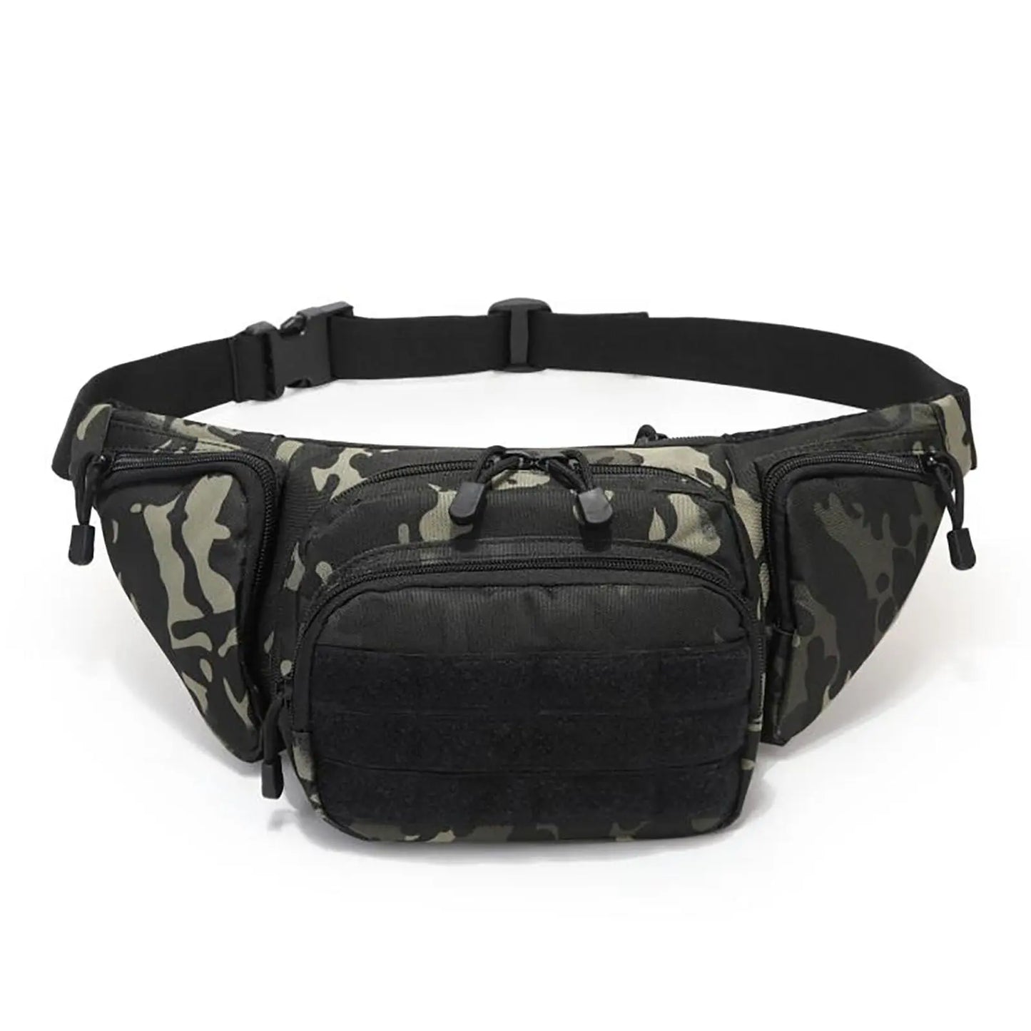 Waterproof Tactical Fanny Pack Concealed Carry Waist Bag with Molle System EDC Pouch for Outdoor Sports Traveling