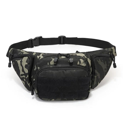Waterproof Tactical Fanny Pack Concealed Carry Waist Bag with Molle System EDC Pouch for Outdoor Sports Traveling
