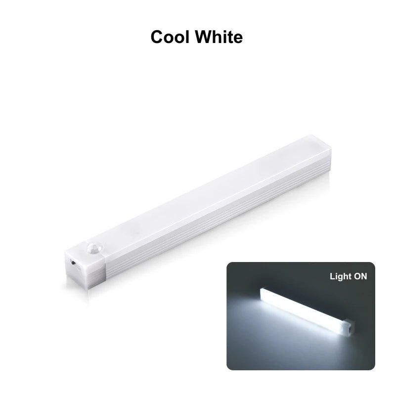 USB Rechargeable Motion Sensor LED Cabinet Light Bar