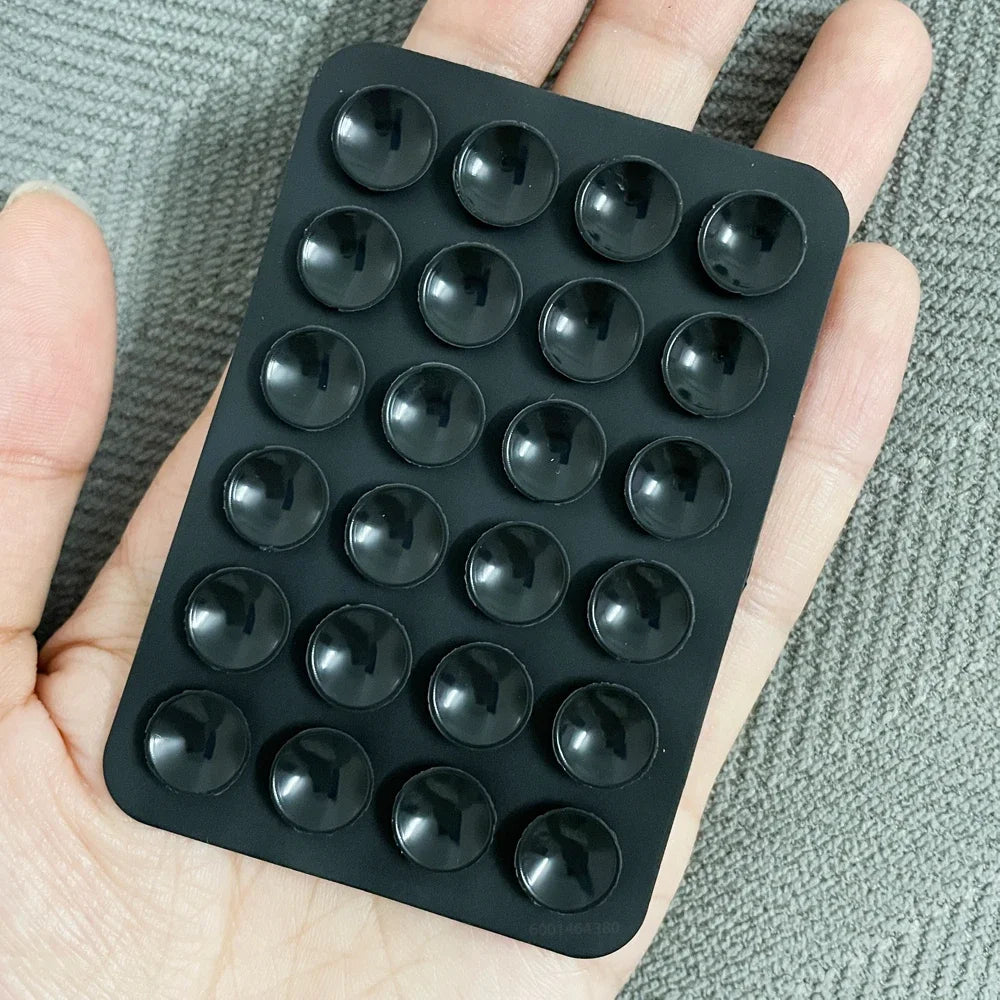 Candy Color Silicone Phone Mount - 3M Adhesive Backing & Non-Slip Suction Cup Stand for Selfies, Videos, Secure Phone Holder