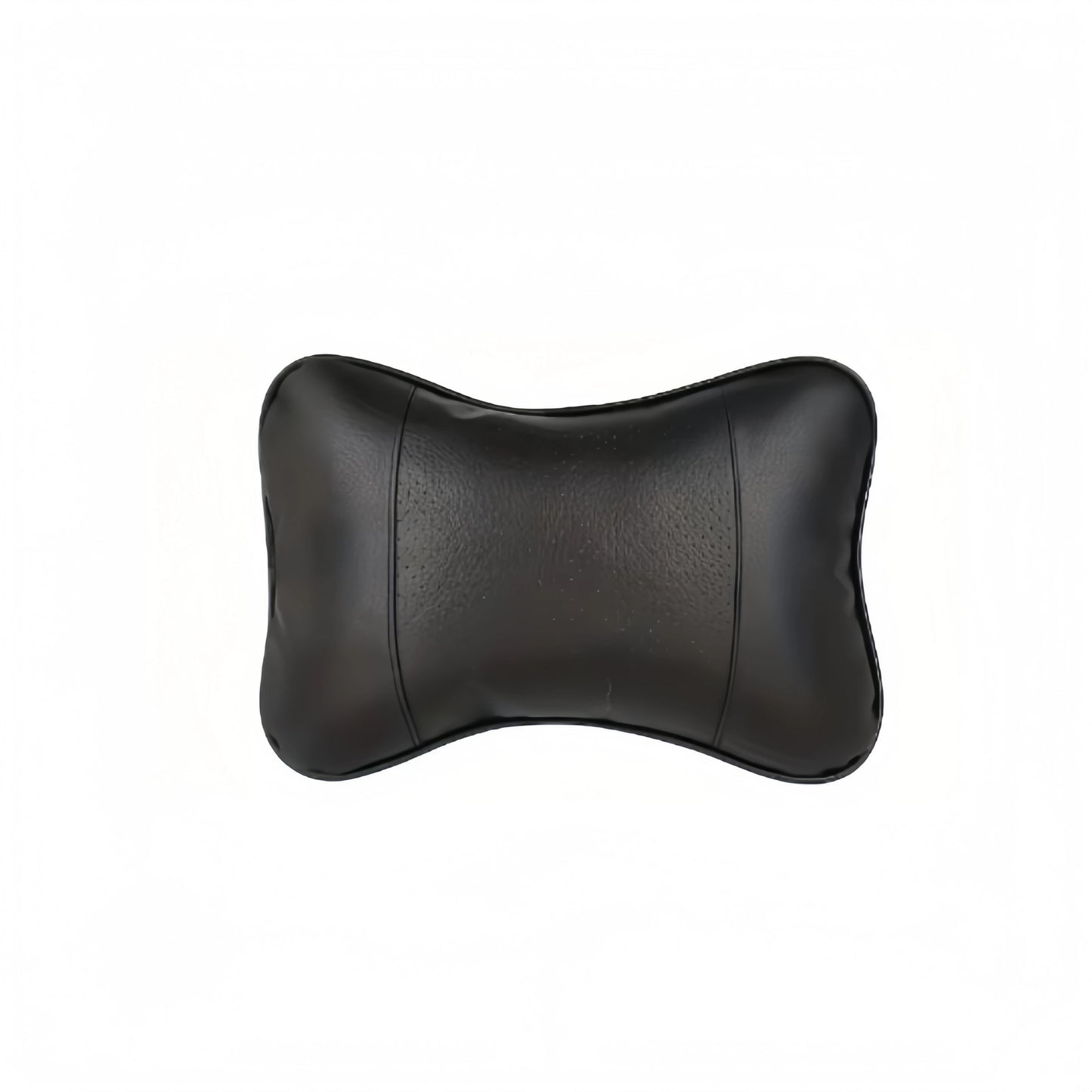 Car Neck Pillow PU Leather Ergonomic Headrest Support Cushion Filled Fiber Comfort Relief Universal Fit Cervical Anti Slip