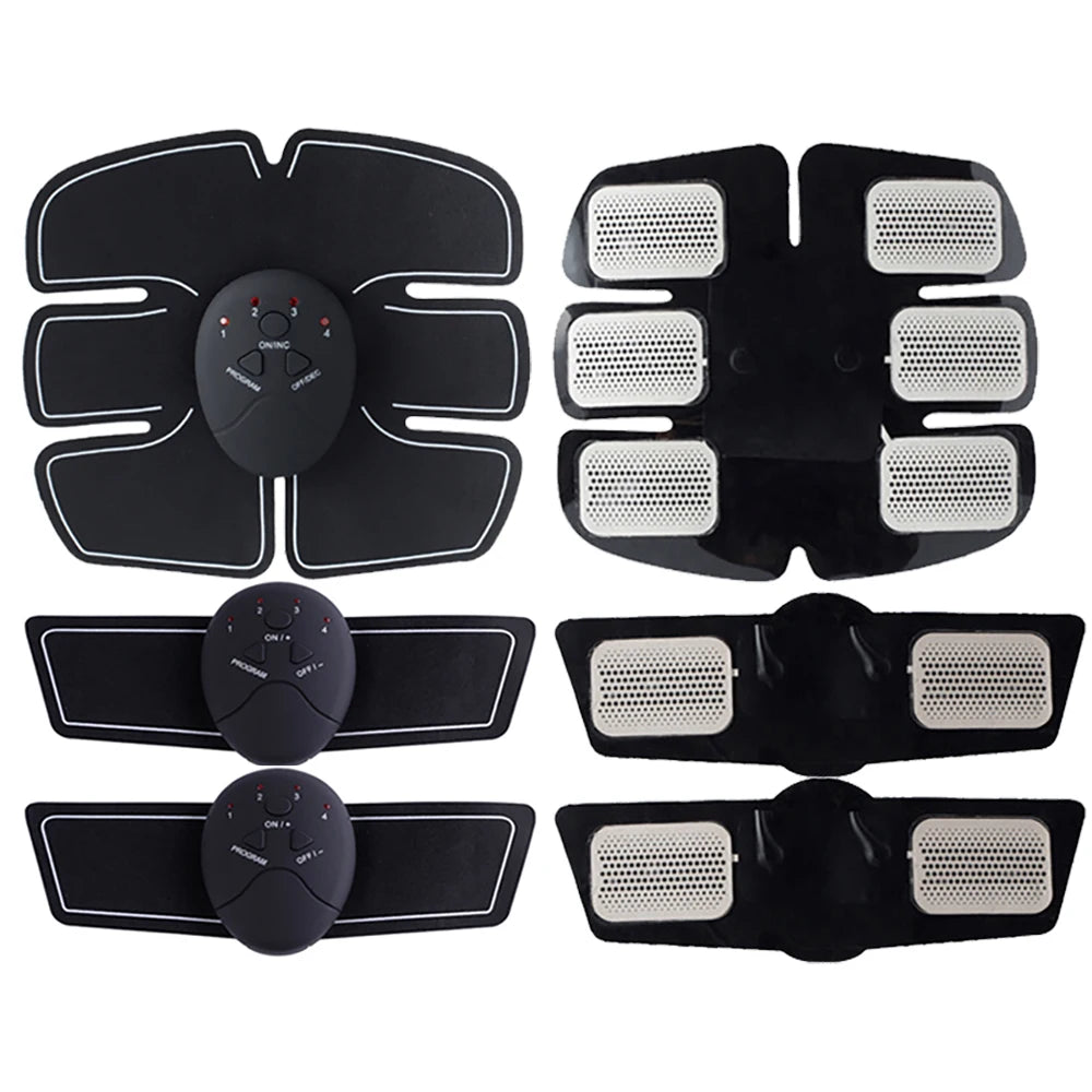 EMS Muscle Stimulator Abdominal Muscle Massager Hip Training Fitness Fat Burning Buttocks Arm Abdomen Trainer Apparatus Slimming