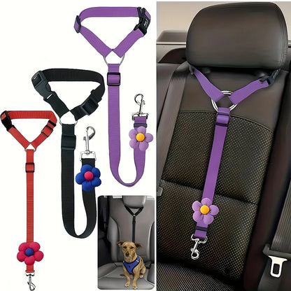 Dog Seat Belt for Vehicle Secure, Pet Car Tether Safety Leash for Dogs In Vehicles, Dog Seatbelt Tether,  Christmas Gift