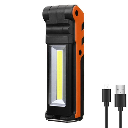 Dimmable COB LED Work Light USB Rechargeable Flashlight with Magnetic &Hook Power Bank Inspection Lamp  for Car Repair Camping