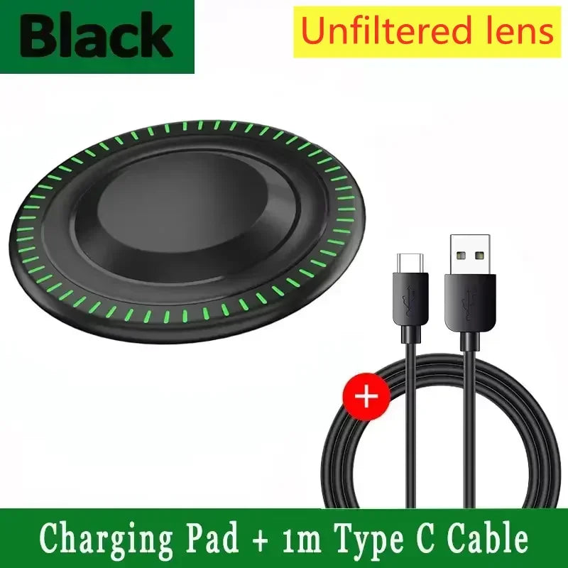 Fast Wireless Charger Pad Fast Wireless Charging Station For Samsung Galaxy S25 S24 S23 S22 Xiaomi iPhone 16 15 14 13 12 Pro Max