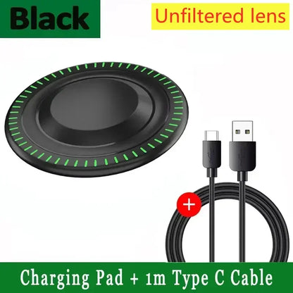 Fast Wireless Charger Pad Fast Wireless Charging Station For Samsung Galaxy S25 S24 S23 S22 Xiaomi iPhone 16 15 14 13 12 Pro Max