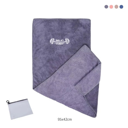 Fitness Quick Dry Towel 42*95cm Microfiber Gym Yoga Training Swimming Tennis Towel Beach Jogging Body Anti-slip Sports Sweat
