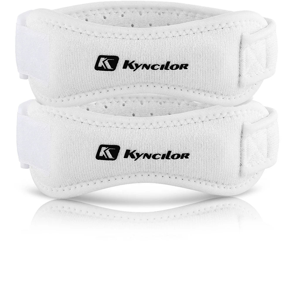 1PC Patella Kneecap Band Adjustable Silica Gel Knee Tendon Strap Protector Knee Pad Running Sports Cycling Gym Knee Support