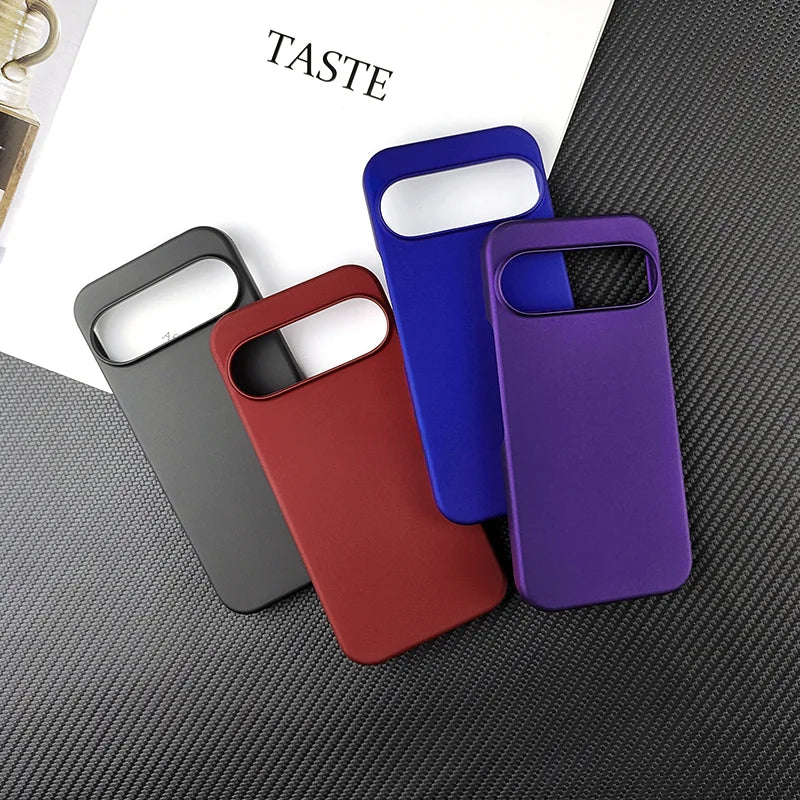 Slim Matte PC Case for Google Pixel 10A 9A 9 Pro XL 8 7 10 Pro Solid Color Shockproof Cover for Google 5 XL 6 Pro Pixel 6A 7A 8A