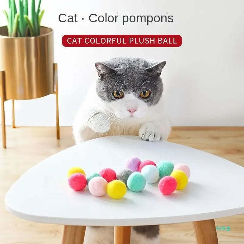 Cat Ball Launcher Toy – Interactive Plush Ball Shooter Set