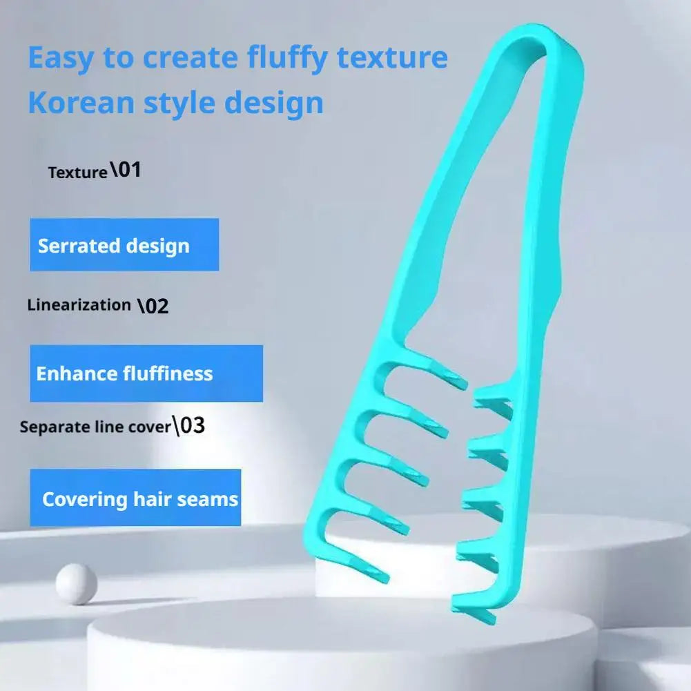 1/2/5PCS Wide-Tooth Hair Styling Comb Volumizing Fluffy Textured Styling Comb Korea Style Hair Root Top Fluffy Hairdressing Tool