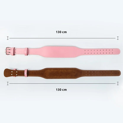 Weight Lifting Belt For Women 10.5cm Width Gym Fitness Squats Belt Back Support Powerlifting, Cross Training, Workout Belt Pink