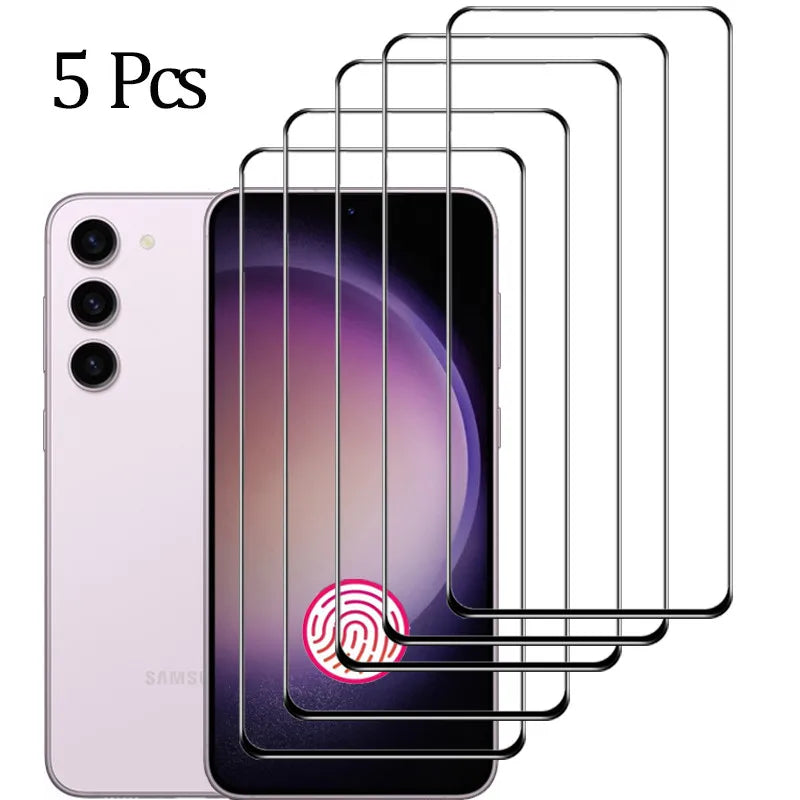 For Samsung S24 Glass, S26 S25 S24 Ultra Screen Protector For Samsung Galaxy S23 Glass Samsung S24 Ultra Tempered Glass Samsung S23 FE S20 S21 S22 Plus Protective Film Galaxy S24 Screen Protector Samsung S22