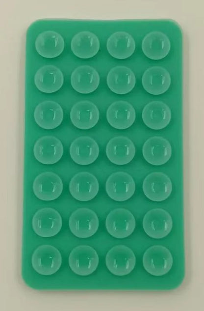 Double-Sided Silicone Suction Cup Phone Holder 28 Pads Universal Stand for Tablet & Charger
