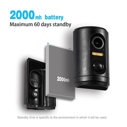 1080P Mini Bird House Camera Wifi With Battery Long Standby Indoor PIR Detection Wireless Bird Camera Feeder Video Animal Camera