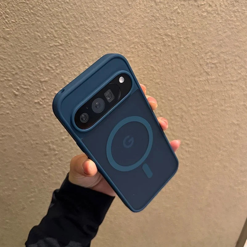 Luxury Translucent Matte Magnetic Case For Google Pixel 10 ProXL 9Pro XL 10Pro 10 9A Wireless Charging Candy Color Slim Cover