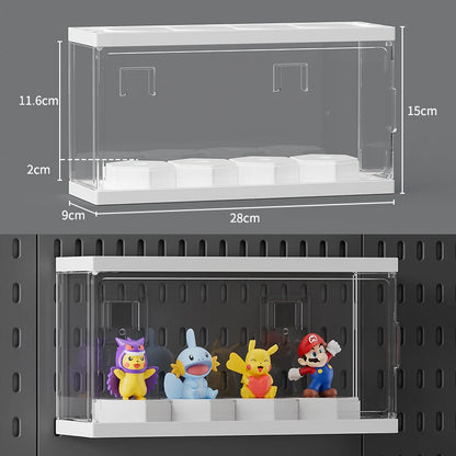 Neat Plastic Pegboard  Desk Organizer with Multiple Accessories for Home Office, Craft Room and Garage Display