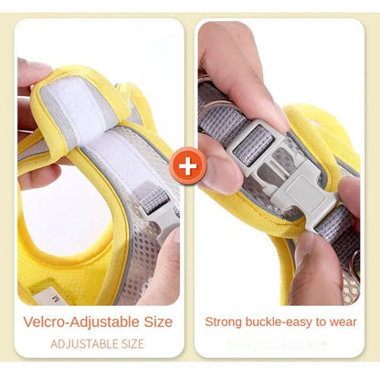 Reflective Adjustable Harness and Leash Set for Cats and Dogs