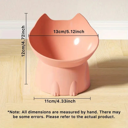 WhiskerWare Elevated Cat Bowl – Anti-Tip Raised Feeding Dish