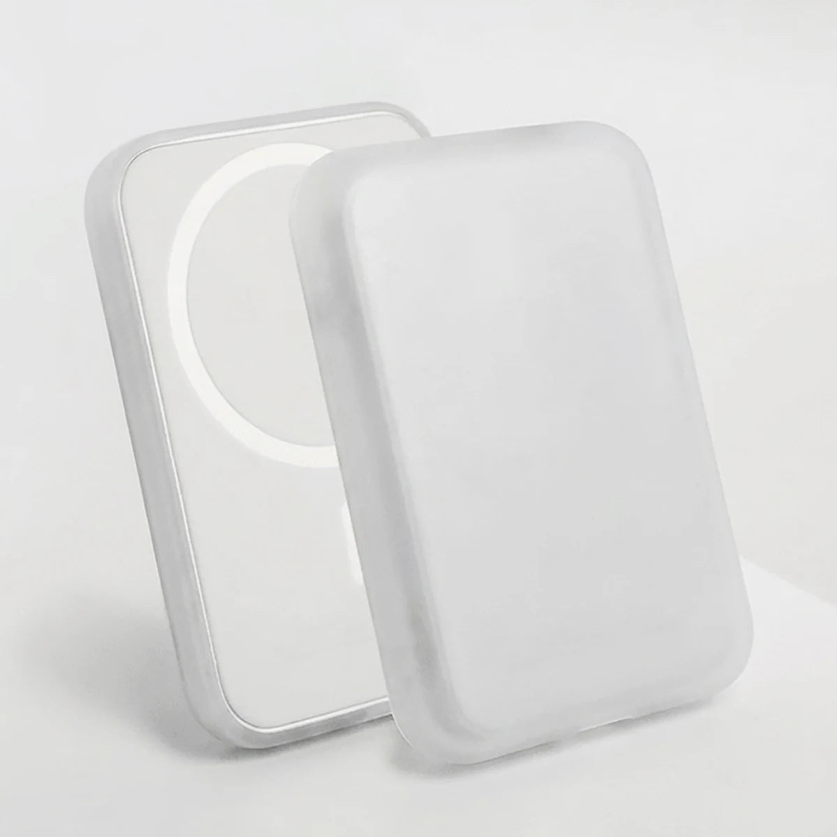 1Pcs Black TPU Charging Case Protector, Compatible With Apple's Original MagSafe Wireless Power Bank